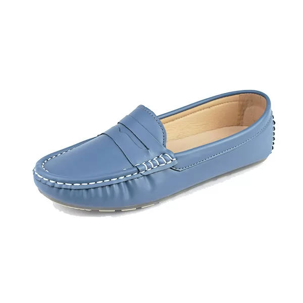 Mocassin pour femme M2024 bleu............ sandale médicale femme confortable Maroc